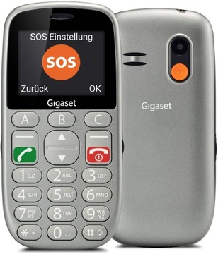 Telefon dla Seniora GIGASET GL390 DUAL SIM SOS