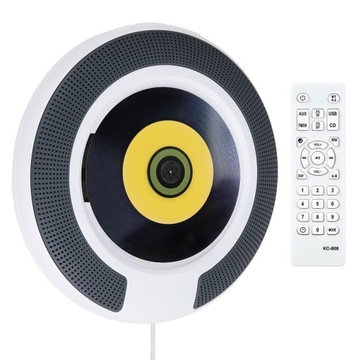 ODTWARZACZ CD NA ŚCIANĘ VOKSUN KC-806 BIAŁO-CZARNY