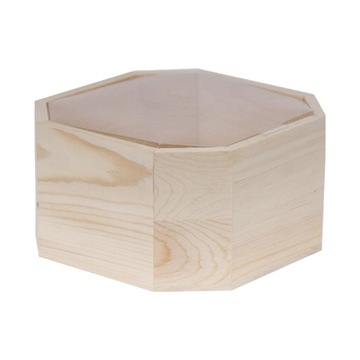Niedokończone drewniane pudełko, Premium 14,5x14,5