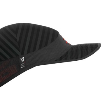 Кепка COMPRESSPORT с козырьком PRO RACING CAP черная