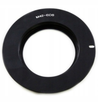 Adapter M42 do Canona Canon EOS EF EF-S z blokadą