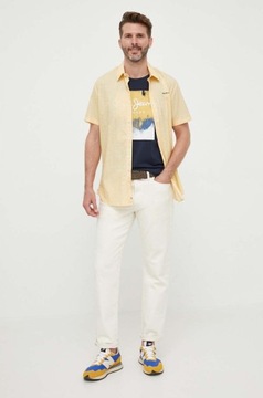 Pepe Jeans NH4 yhk koszula z krótkim rękawem logo nadruk regular fit M
