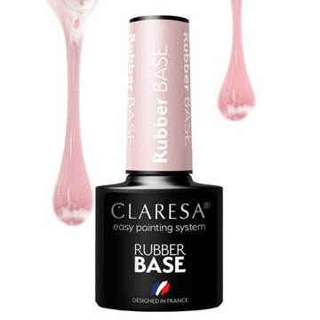 CLARESA Baza kauczukowa Rubber + Lakier 5ml kolory