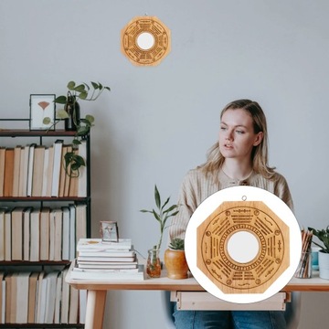 Металлический декор Багуа Деревянное выпуклое зеркало Традиционное