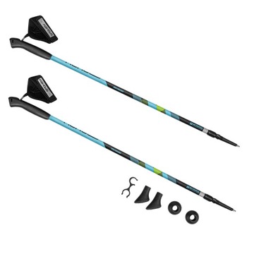 Складные горные палки для скандинавской ходьбы SPOKEY 105-135