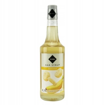 Syrop bananowy rioba żółty banan 700ml