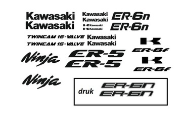 kawasaki er6n er5n inne naklejki er 6n er 5n duzy komplet naklejek nr 330