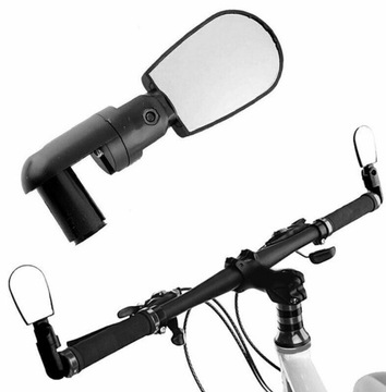 ВЕЛОСИПЕДНОЕ ЗЕРКАЛО ЗАДНЕГО ВИДА ДЛЯ ВЕЛОСИПЕДА, РУЛЬ, РЕГУЛИРУЕМОЕ, УНИВЕРСАЛЬНОЕ