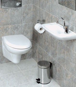 УЗКАЯ НАСТЕННАЯ РАКОВИНА, маленькая, 50x24 см, ПОДВЕСНАЯ