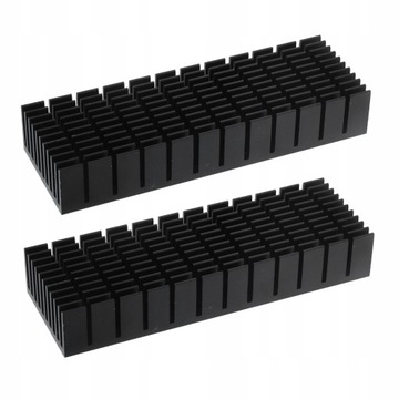 АЛЮМИНИЕВЫЕ РАДИАТОРЫ С ЛЕНТОЙ - 2ШТ 120х40х20мм