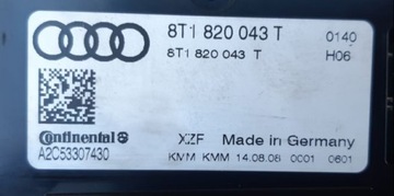 AUDI A4 A5 PANEL KLIMATIZACE VENTILACE 8T182043T