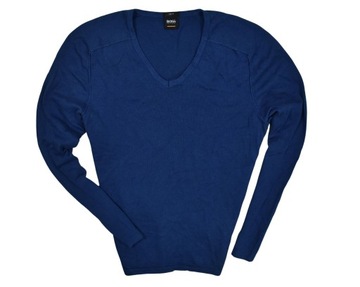 HUGO BOSS Męski Sweter Slim Fit Premium Cotton XL