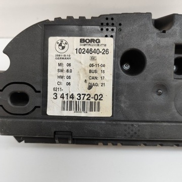 BMW X3 E83 2004 PŘÍSTROJOVÁ DESKA / TACHOMETR