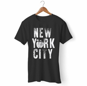 New York City The Big Apple Men T Shirt Koszulka