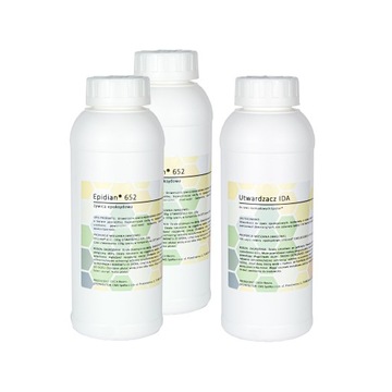 EPIDIAN 652 Żywica epoksydowa + IDA 3kg bezbarwna