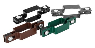 OBEJMA ODWROTNA SŁUPKA DO PANELI 60X40 GRAFIT PRZELOTOWA POŚREDNIA