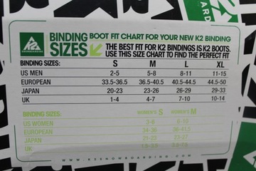 Крепления для сноуборда K2 UPRISE, размер L [W22]