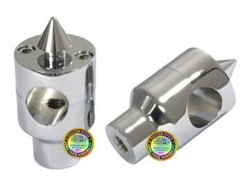 Стояки рулевого колеса Дюймовые монтажные кронштейны Хромированные болты M12 Ввинчивающиеся шипы