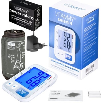 CIŚNIENIOMIERZ NARAMIENNY ELEKTRONICZNY VITAMMY SMART 4 KONTRASTOWY EKRAN