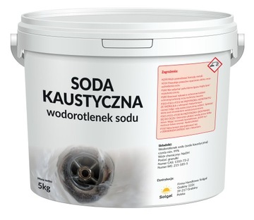 WODOROTLENEK SODU do rur syfonu SODA KAUSTYCZNA 99% 5kg