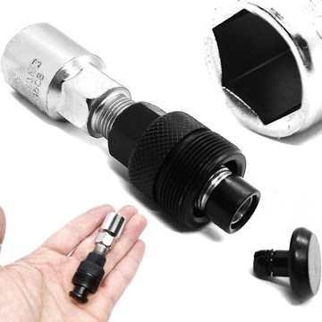 BIKE-HAND YC-215CB KLUCZ 14mm I ŚCIĄGACZ KORB NA KWADRAT, OCTALINK, ISIS