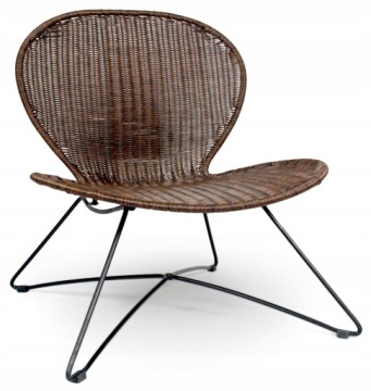 Кресло для гостиной Troy Brown из синтетического ротанга — стиль и комфорт