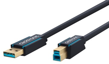 Кабель USB 3.0 A/B HD 5Гб золотой 1,8м