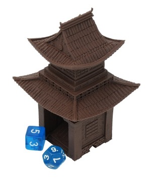 Маленькая Япония - маленькая башня для игры в кости - Конец судьбы Сёгун Крошечные башни Башня для игры в кости