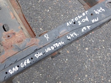 РАМА ШАССИ ОРИГИНАЛЬНЫЙ FORD RANGER IV WILDTRACK CABIN 15R