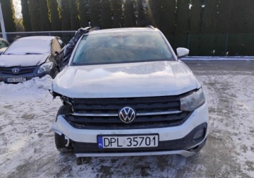 Volkswagen T-Cross SUV 1.0 TSI 95KM 2021 Volkswagen T-Cross 2021r, SALON POLSKA. 1.0 TSI. Uszkodzony prawy przod i, zdjęcie 16