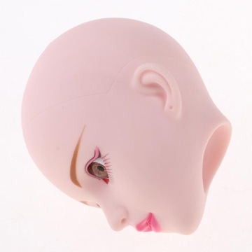 BJD Girl Doll Head Sculpt Rose Rose Red cień do powiek