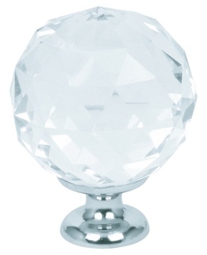 Gałka meblowa Domino Crystal Palace 40mm M6/Biały