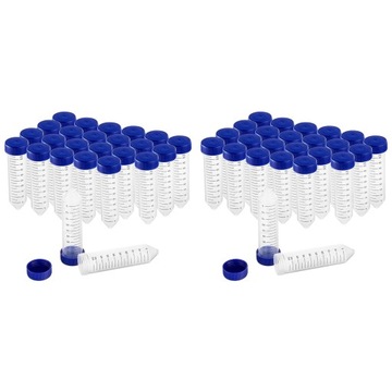 50szt stożkowe probówki wirówkowe 50mL plastikowe