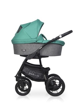 Детская коляска 2в1 BELLA Riko Basic СУМКА НА КОЛЕСАХ ТЕПЛЫЙ КОМПЛЕКТ