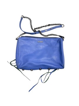 Modrá dámska kabelka s opaskom REBECCA MINKOFF