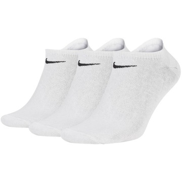Nike ponožky ponožky biele členkové ponožky SX7673-100 L