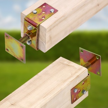 PODSTAWA SŁUPA U 120-160 REGULOWANA KOTWA WSPORNIK