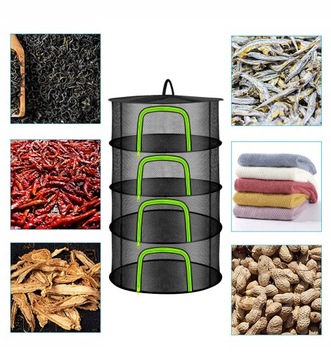 4-СЛОЙНАЯ СЕТКА ДЛЯ СУШКИ РАСТЕНИЙ ПОДВЕСНАЯ КОРЗИНА ДЛЯ СУШКИ ТРАВ И ОВОЩЕЙ