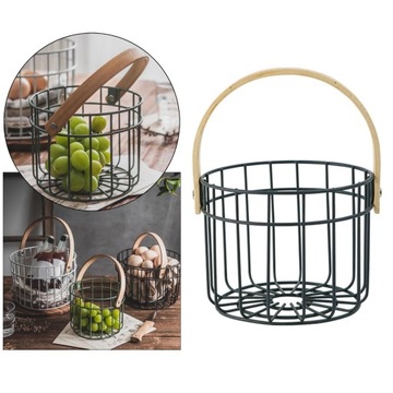 Проволочная корзина для яиц с ручками