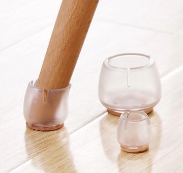 Защитные силиконовые чехлы на ножки мебели FILC круглые 17-21мм x4