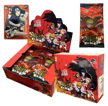 Karty Naruto Boostery Kart Do Gry w Wojne Kolekcja