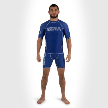 Мужская футболка MMA BJJ Crossfit, синяя L