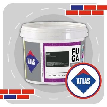 ATLAS ЭПОКСИДНАЯ ЗАТИРКА 2кг - 037 ГРАФИТ