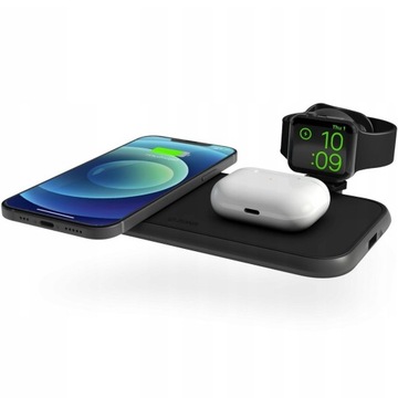Беспроводное USB-зарядное устройство ZENS для Apple Watch 4 в 1 из алюминия