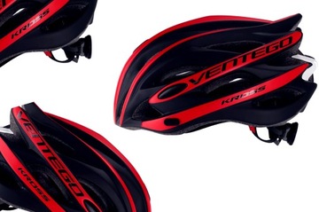 Kask rowerowy KROSS VENTEGO czerwony L (58-61 cm)