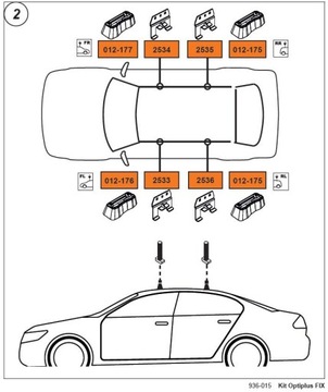 KUFR STŘEŠNÍ CRUZ MERCEDES B TŘÍDA W246 11-18