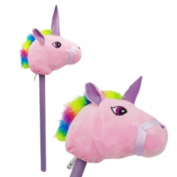 HOBBY HORSE рожевий єдиноріг на палиці для галопом