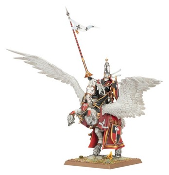 Lord of Bretonnia on Royal Pegasus - 1 model, wypraska