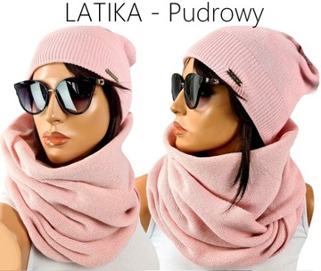 ПОЛЬСКИЙ КОМПЛЕКТ ШАПКА + БОЛЬШОЙ ТЕПЛЫЙ ДЫМОХОД # ЦВЕТА