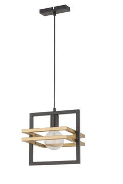 SIGMA Nowoczesna lampa LED MERCI 1 lampa wisząca czarny złoty LED
